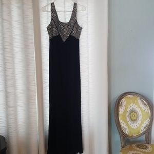 NWT Black Aztec maxi dress